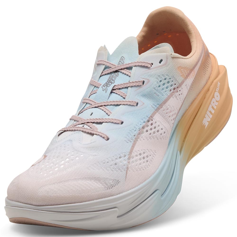 Puma Deviate NITRO Elite 4 RC Løpesko Herre Blå/Brun