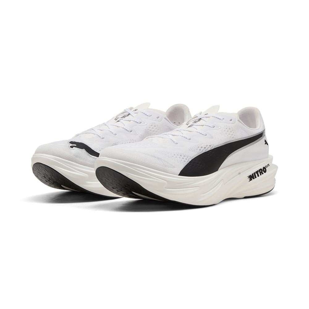 Puma Deviate Nitro Elite 4 Joggesko Herre Hvit/Sort