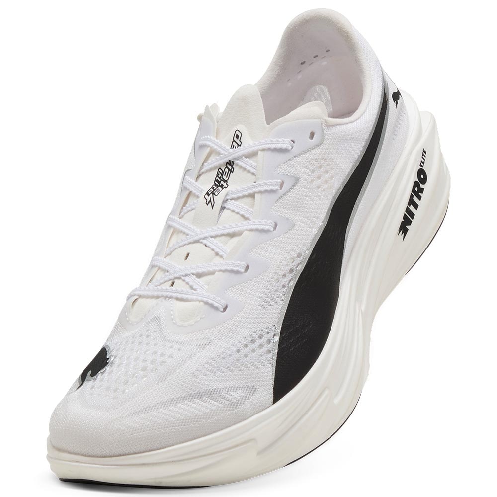 Puma Deviate Nitro Elite 4 Joggesko Herre Hvit/Sort