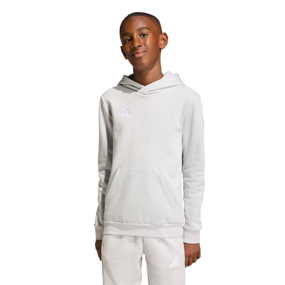 Adidas Entrada 26 Hettegenser Barn Lysegrå