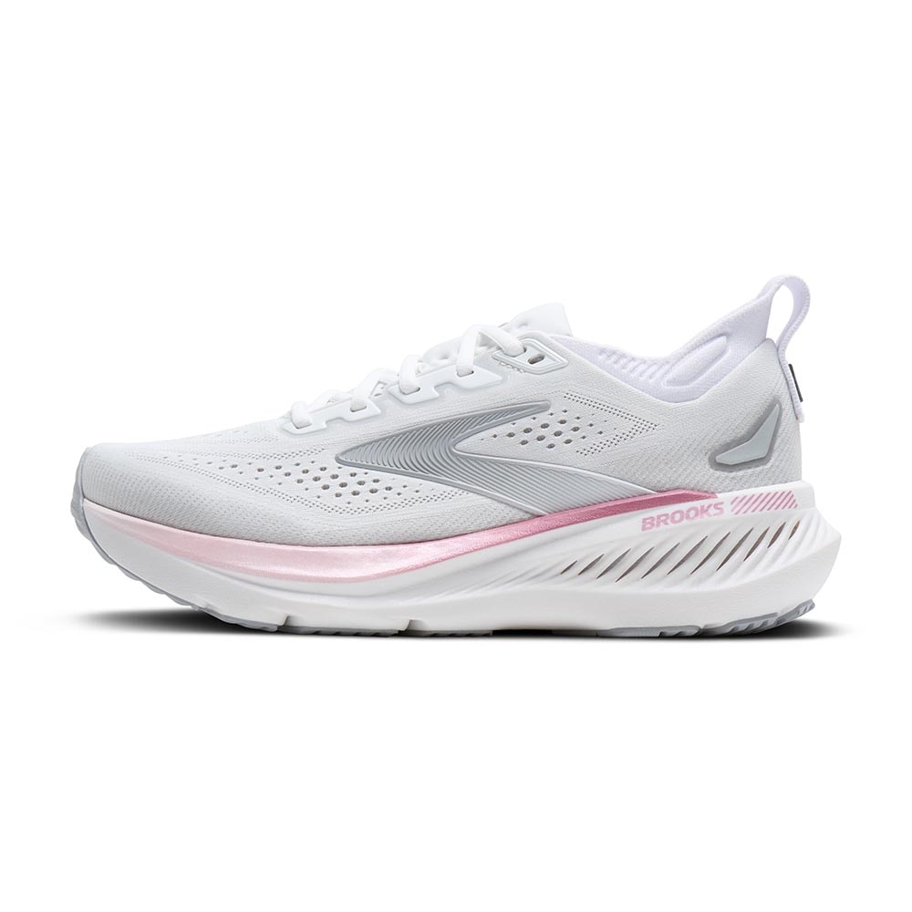 Brooks Glycerin GTS 23 Joggesko Dame Hvit/Rosa
