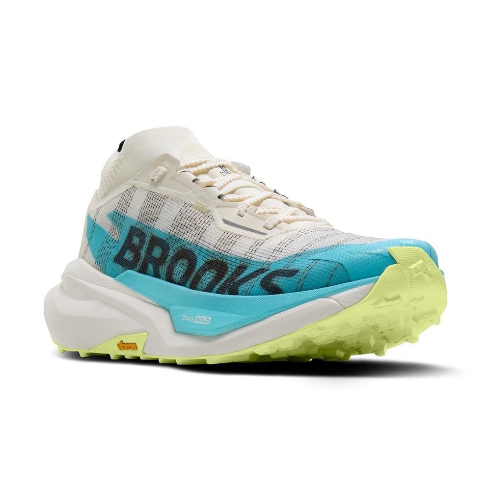 Brooks Cascadia Elite Joggesko Herre Hvit/Blå