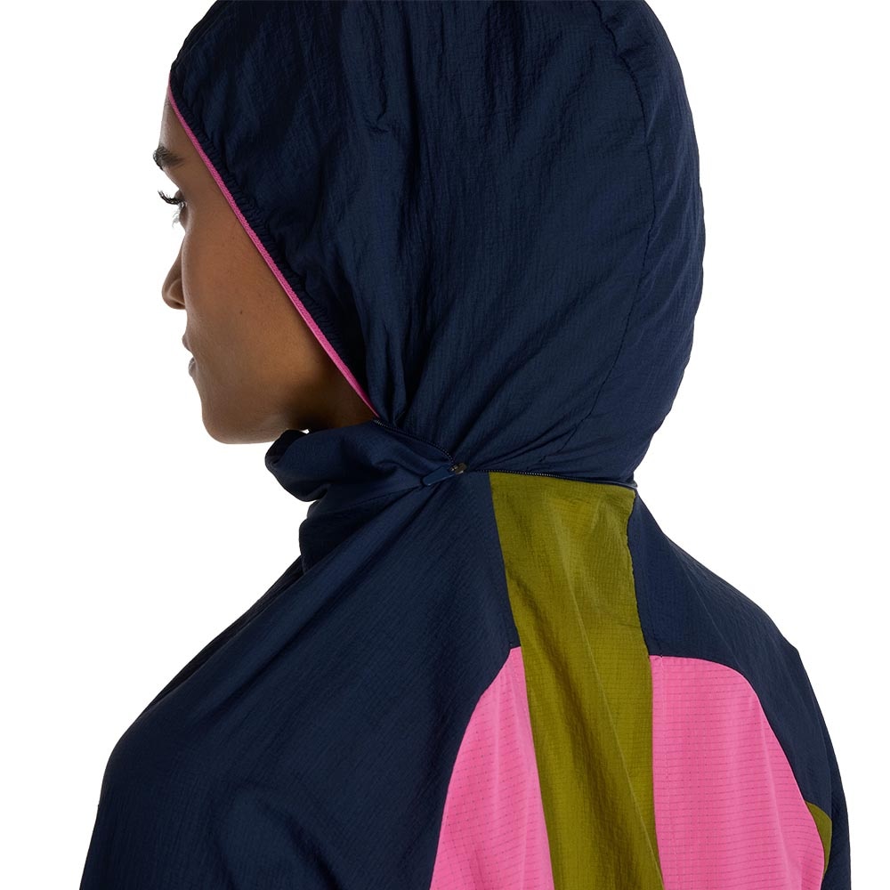 New Balance RC Løpejakke Dame Grønn/Rosa/Marine