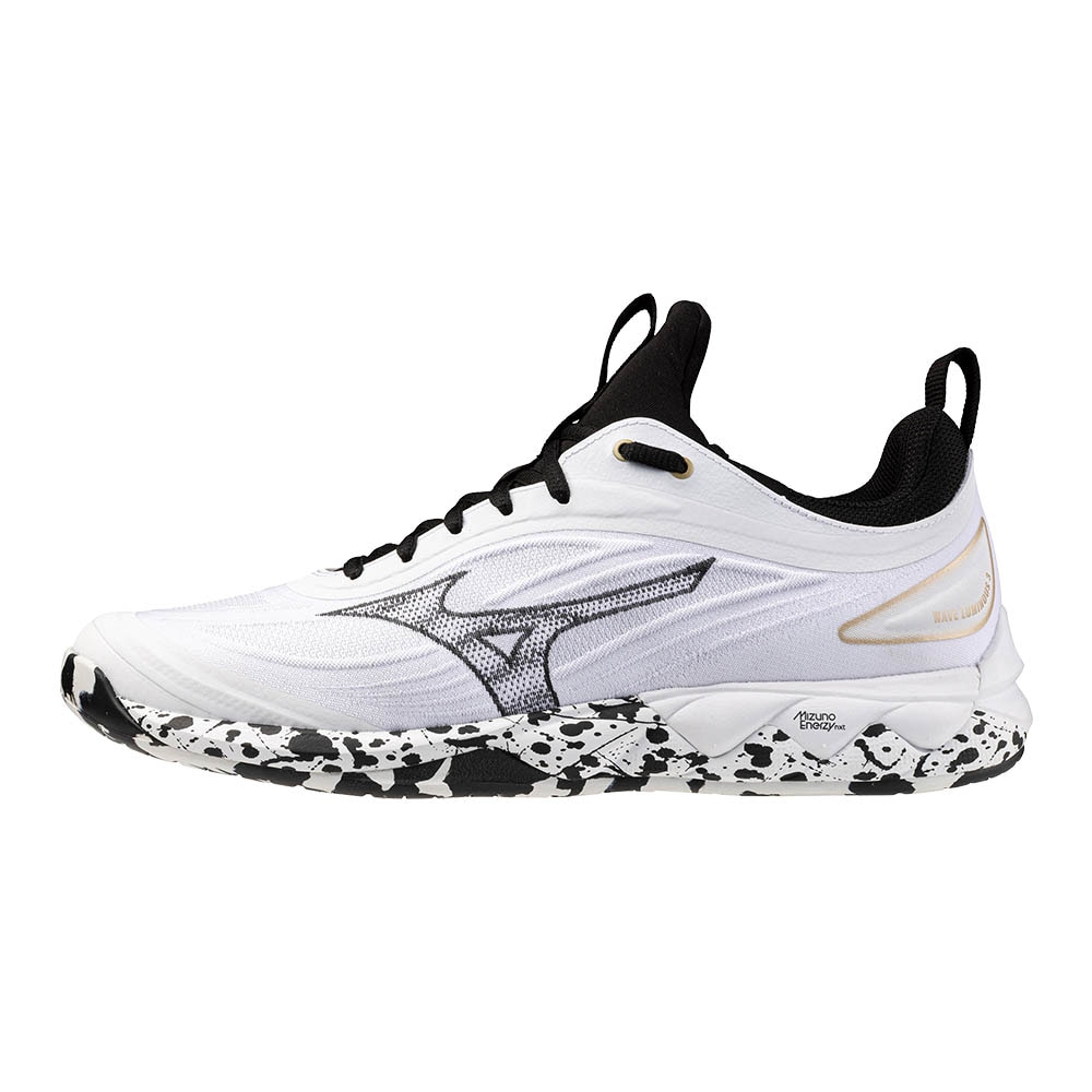 Mizuno Wave Luminous 3 Hallsko Hvit/Sort
