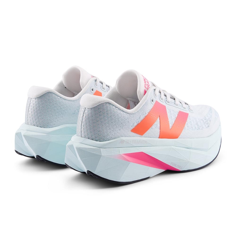 New Balance FuelCell SuperComp Trainer v3 Løpesko Dame Hvit/Oransje/Rosa