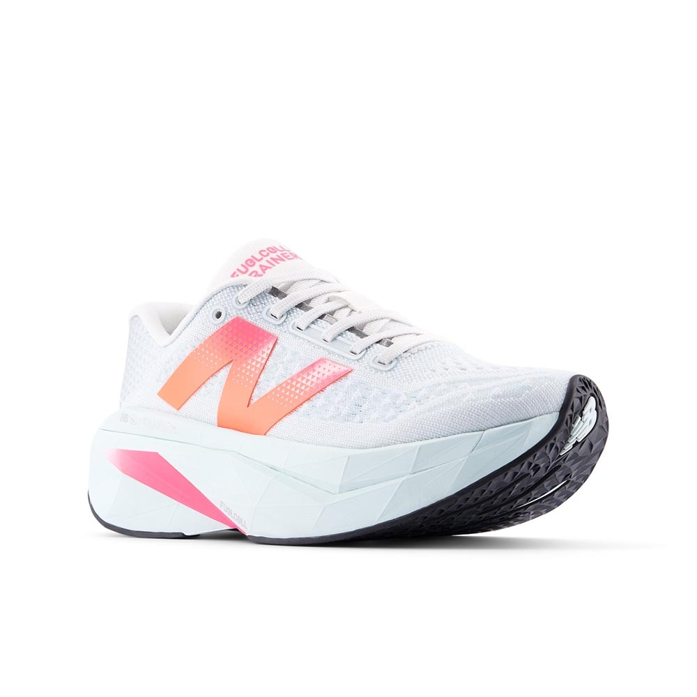 New Balance FuelCell SuperComp Trainer v3 Løpesko Dame Hvit/Oransje/Rosa