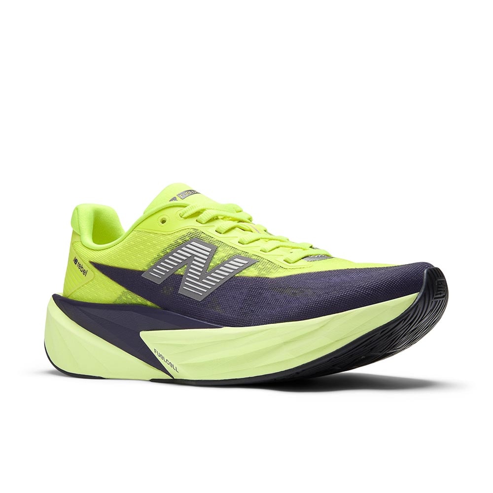 New Balance FuelCell Rebel v5 Joggesko Dame Grønn/Marine