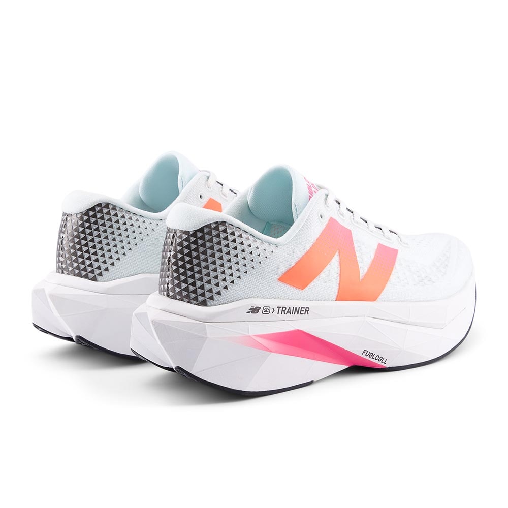 New Balance FuelCell SuperComp Trainer v3 Løpesko Herre Hvit/Oransje/Rosa