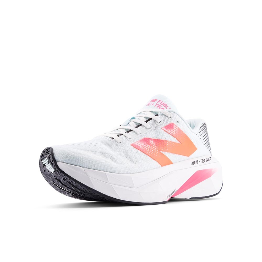 New Balance FuelCell SuperComp Trainer v3 Løpesko Herre Hvit/Oransje/Rosa
