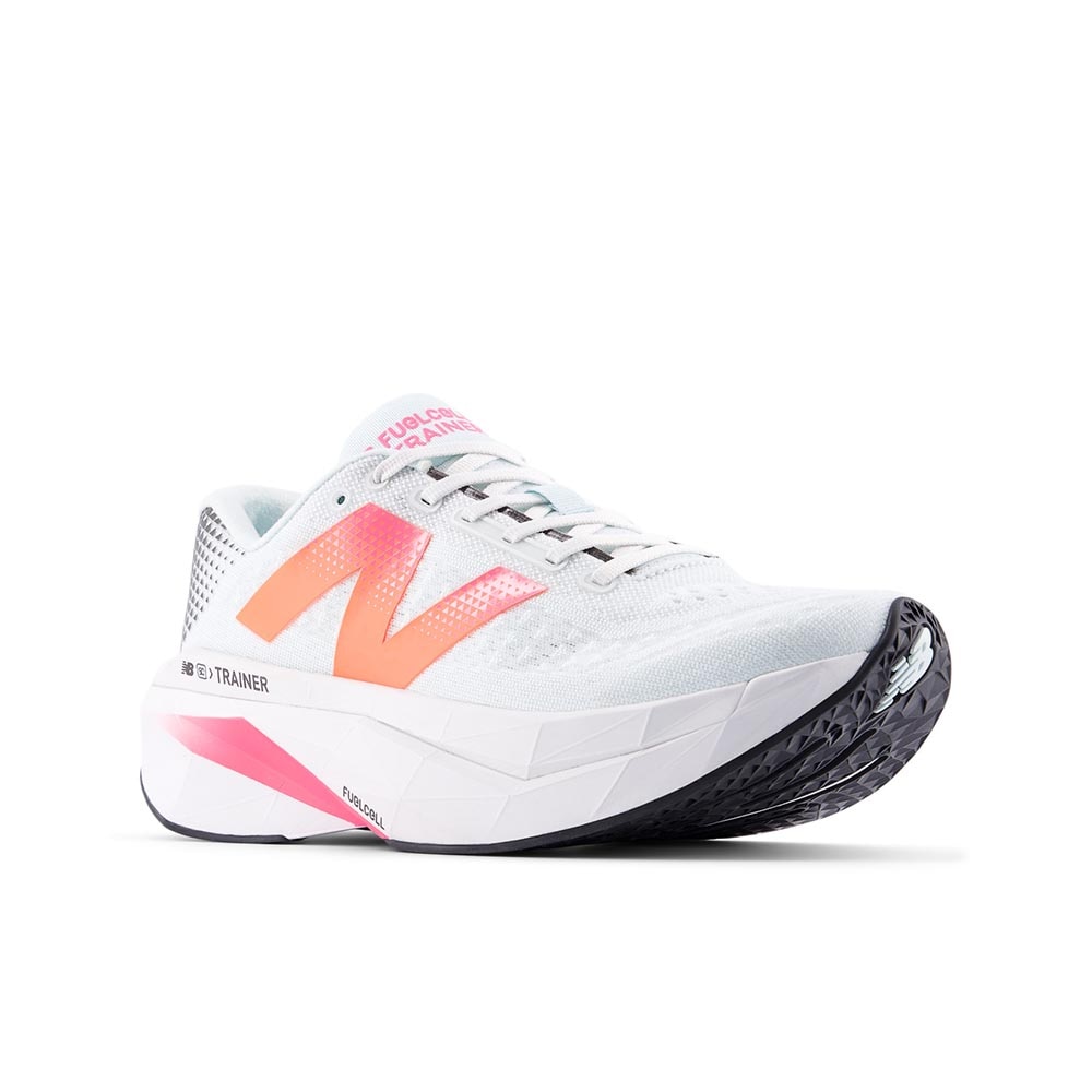 New Balance FuelCell SuperComp Trainer v3 Løpesko Herre Hvit/Oransje/Rosa