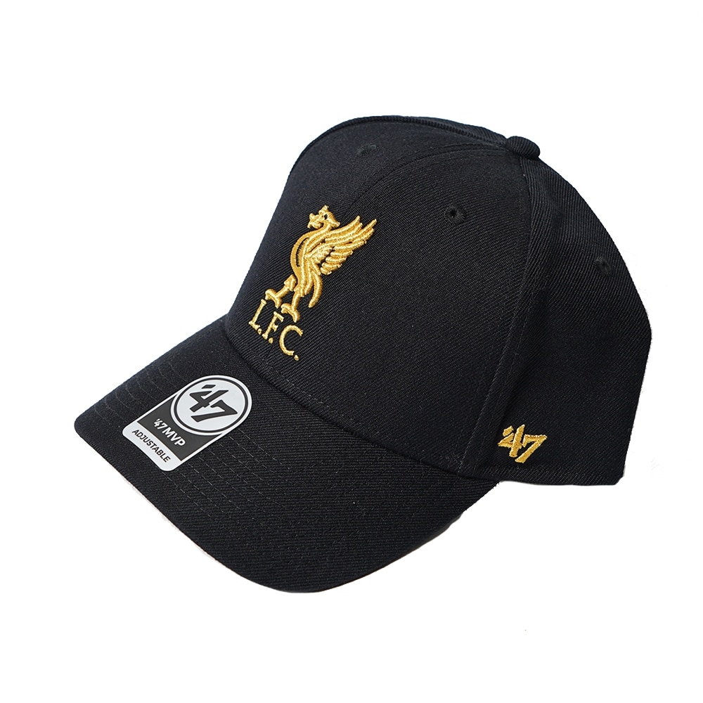 47 Liverpool FC Metallic Snapback Caps Sort/Gull