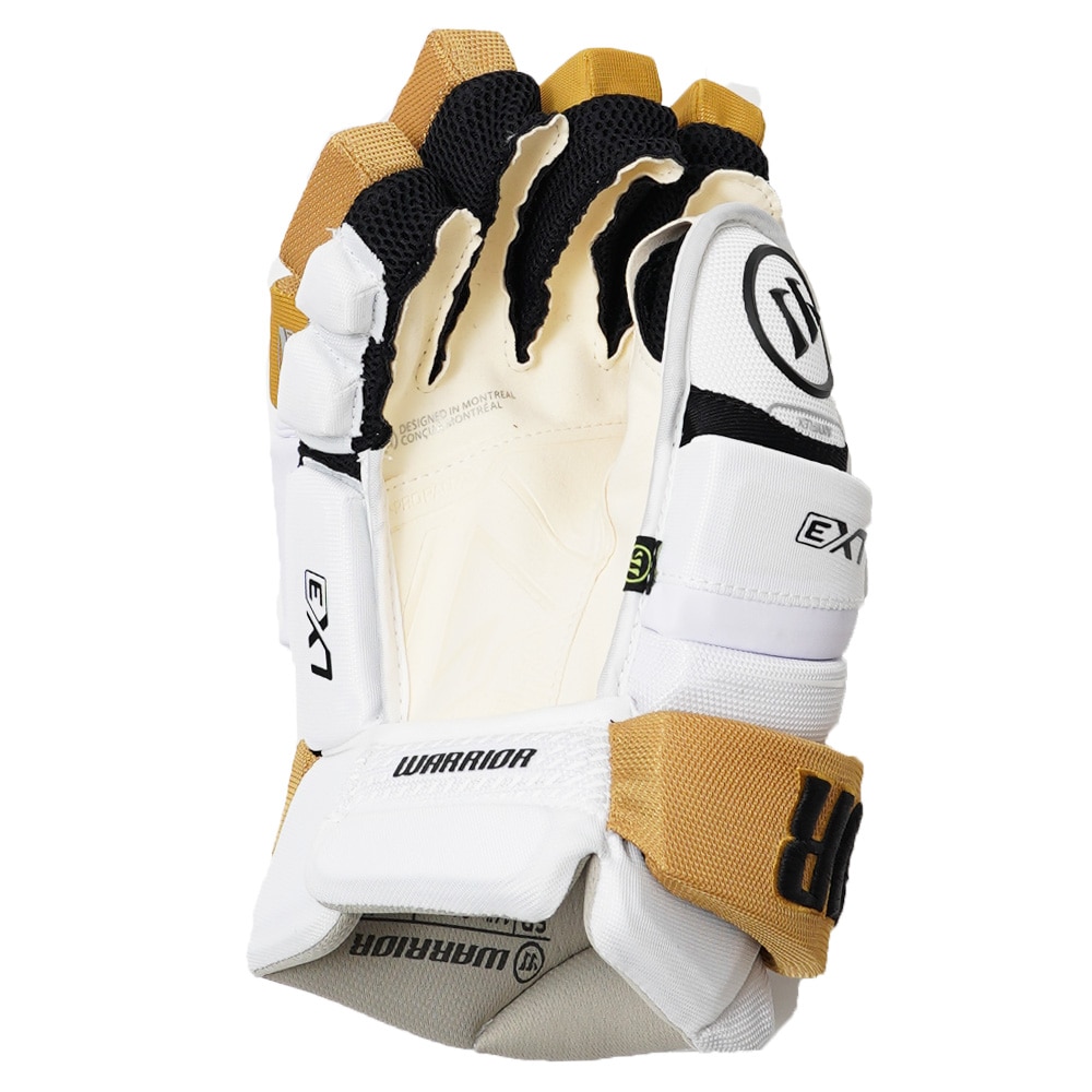 Warrior Alpha LX3 Hockeyhanske Hvit/Gull