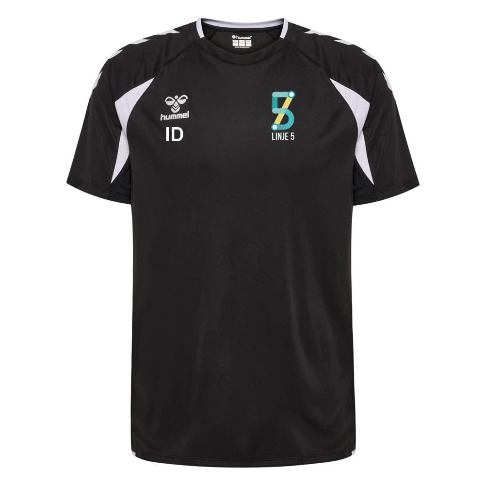 Hummel Linderud/Linje 5 Håndball Treningstrøye Sort/Hvit