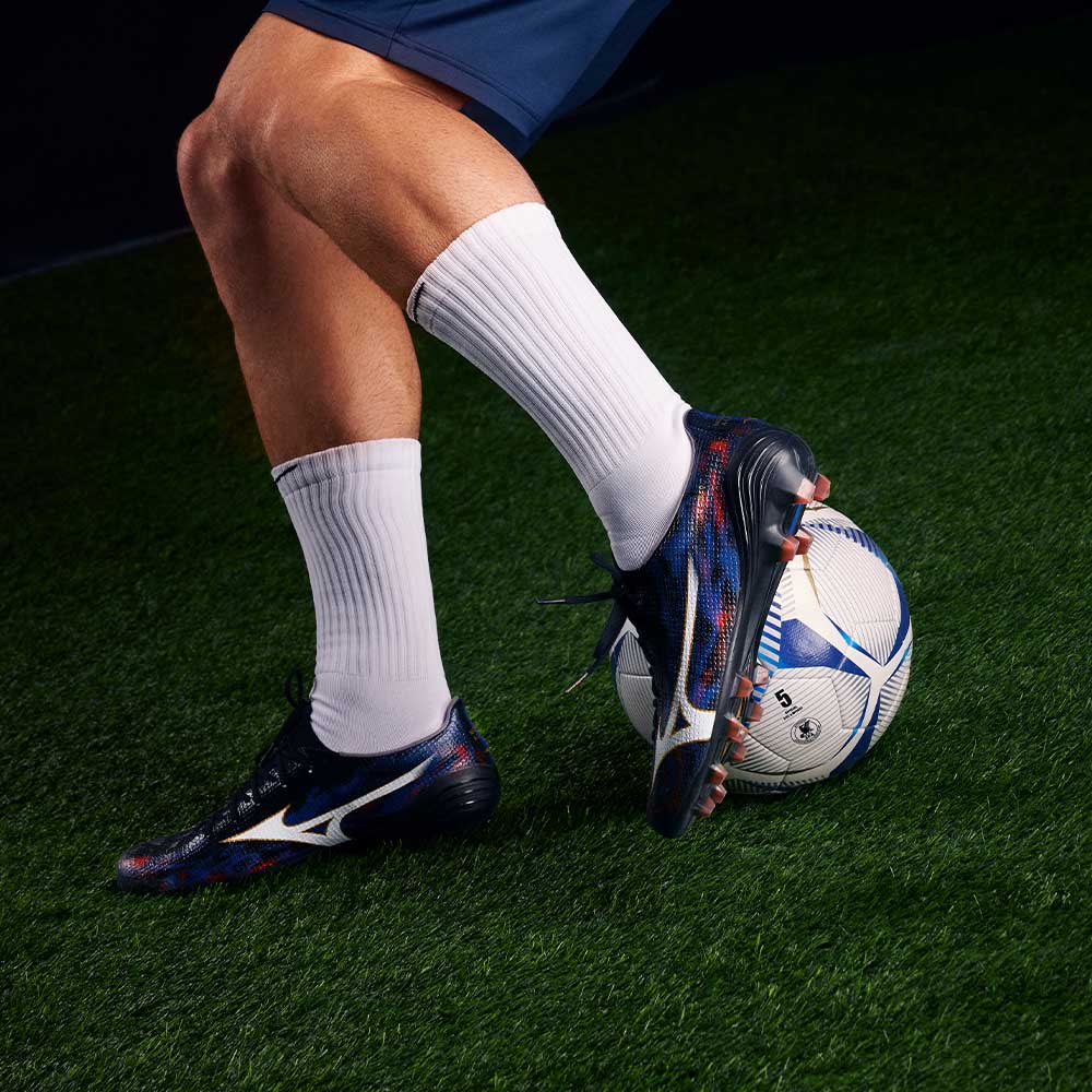 Mizuno Alpha III Japan FG Fotballsko Pulse Black 