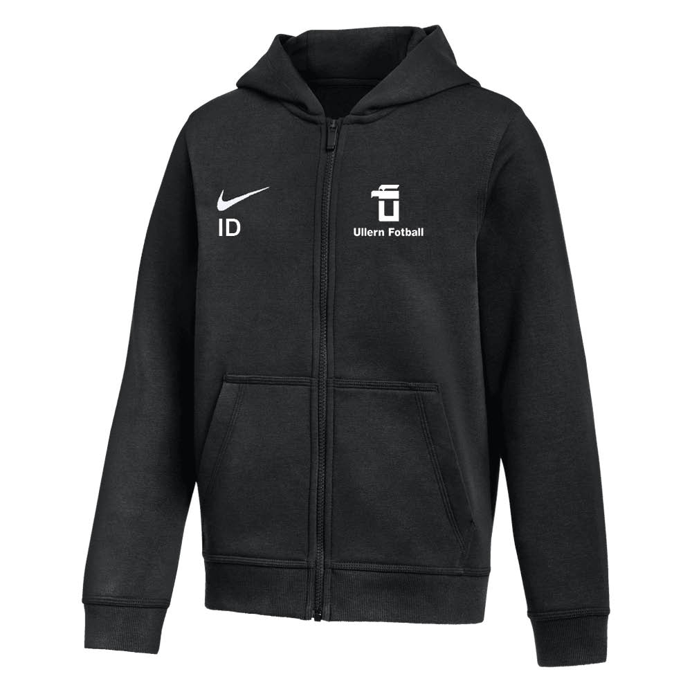 Nike Ullern Fotball Full-Zip Hettegenser Barn Sort