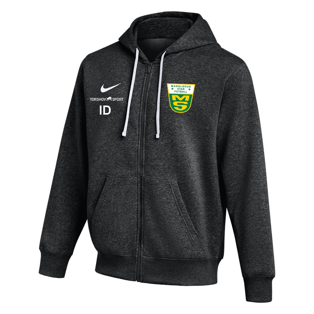 Nike Manglerud Star Fotball Full-Zip Hettegenser Sort