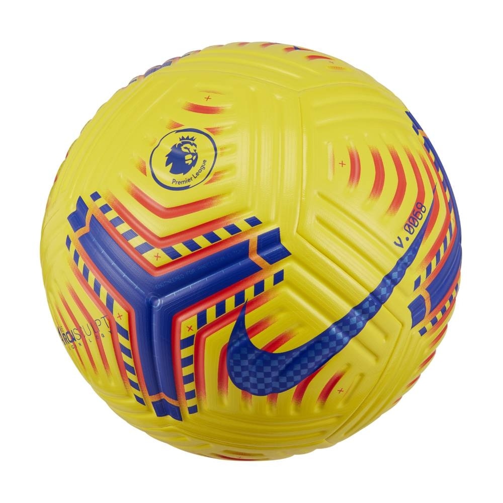 Flight Premier League Matchball Fotball Hi-Vis 2020/21 Gul