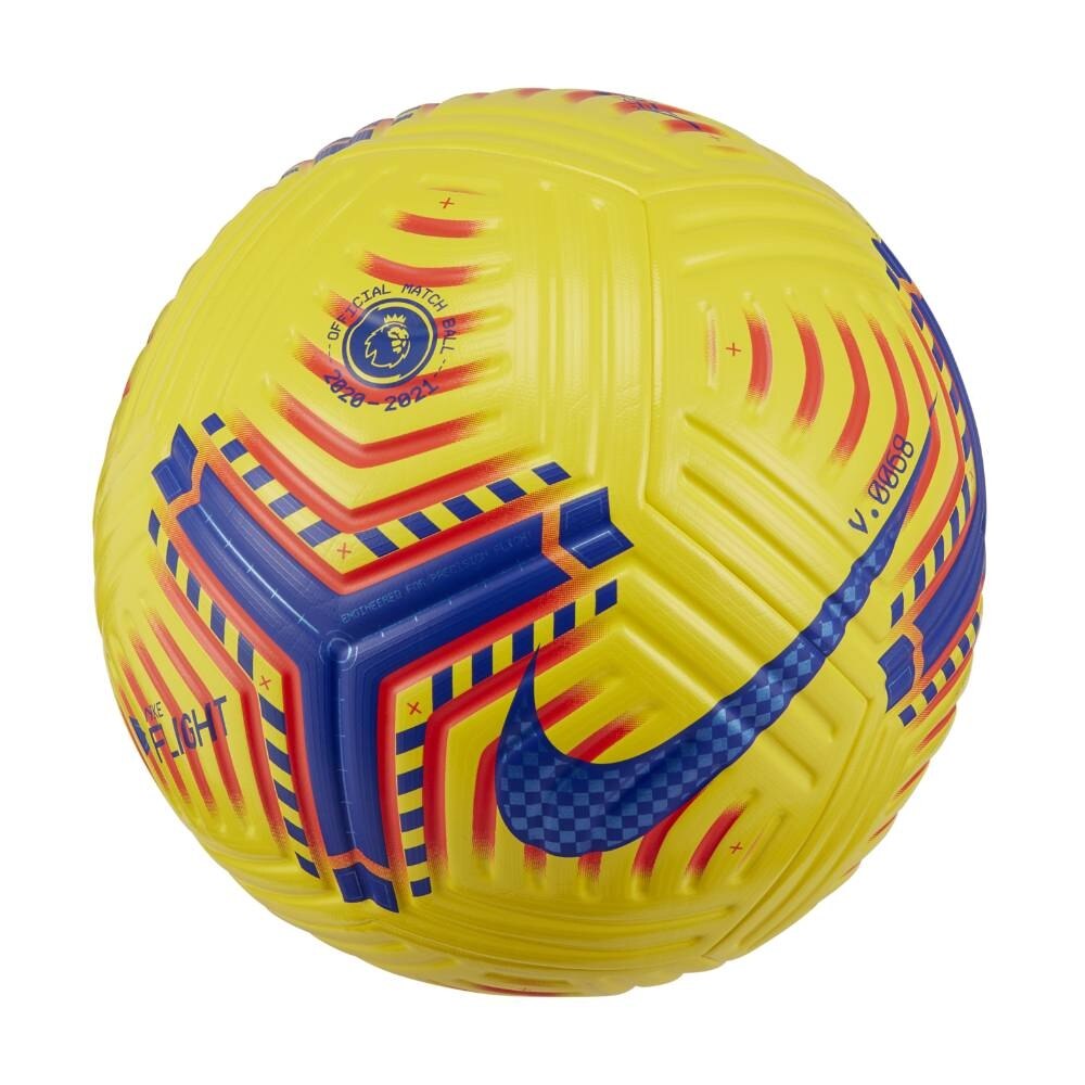 Flight Premier League Matchball Fotball Hi-Vis 2020/21 Gul