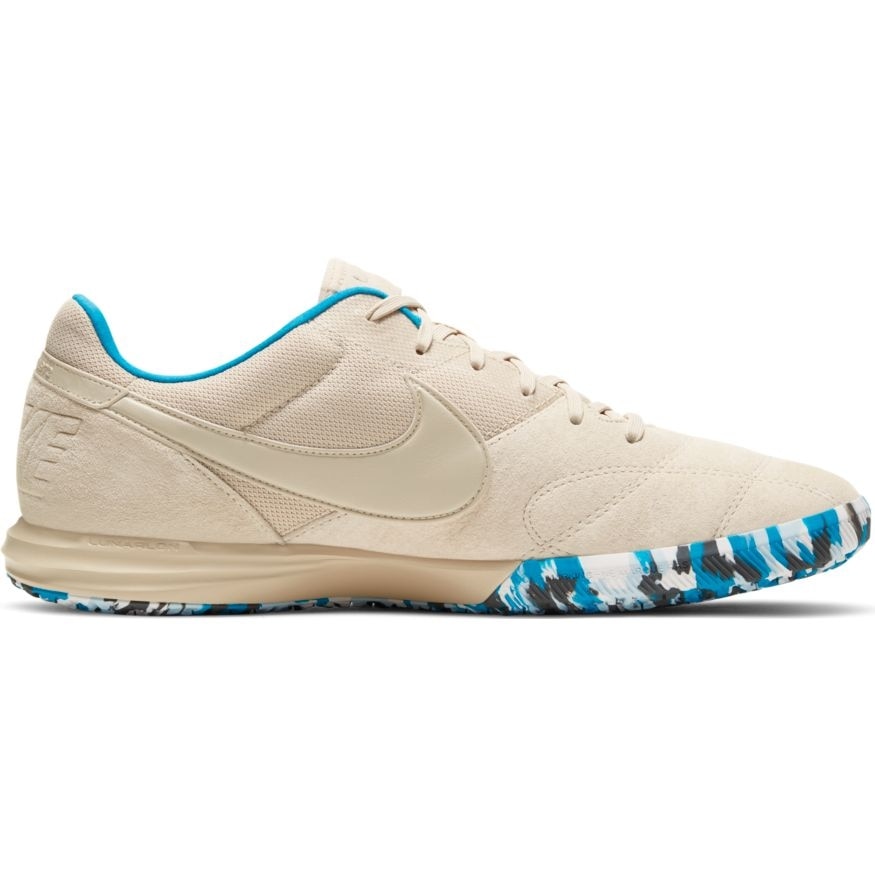 Nike Tiempo Premier II Sala IC Futsal Innendørs Fotballsko Beige