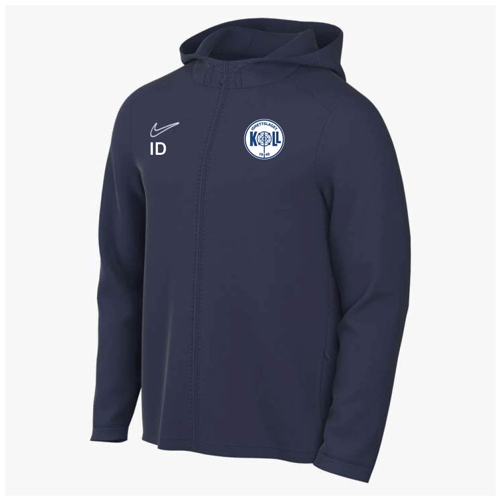Nike Koll Fotball Regnjakke Barn Marine/Hvit