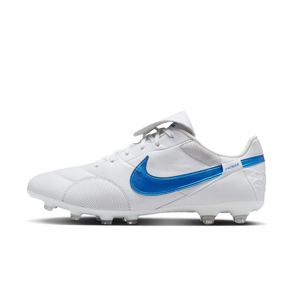 Nike Premier III FG Fotballsko Hvit/Blå