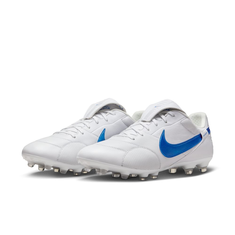 Nike Premier III FG Fotballsko Hvit/Blå