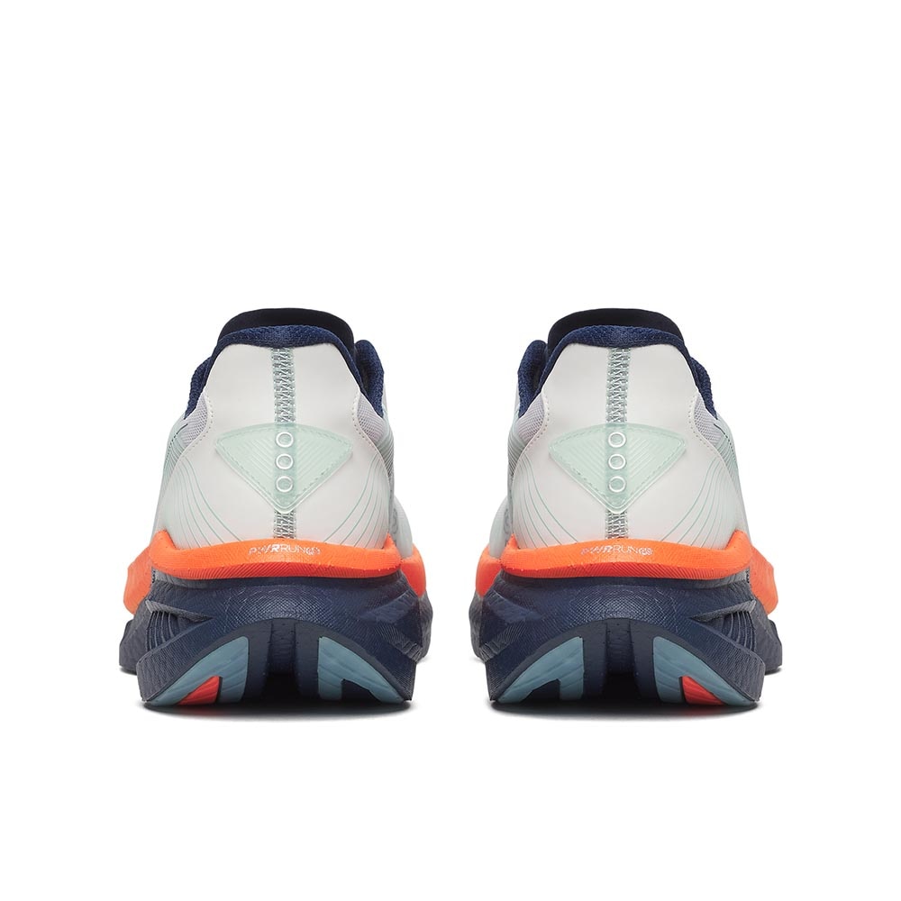 Saucony Endorphin Azura Joggesko Dame Hvit/Marine/Oransje