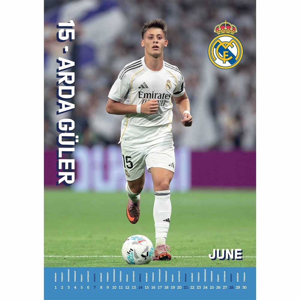 Official Product Real Madrid A3 Kalender 2026