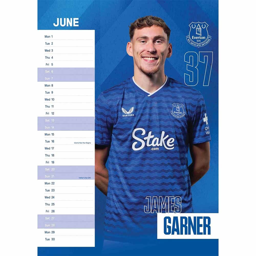 Official Product Everton A3 Kalender 2026