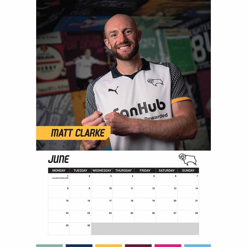 Official Product Derby County A3 Kalender 2026