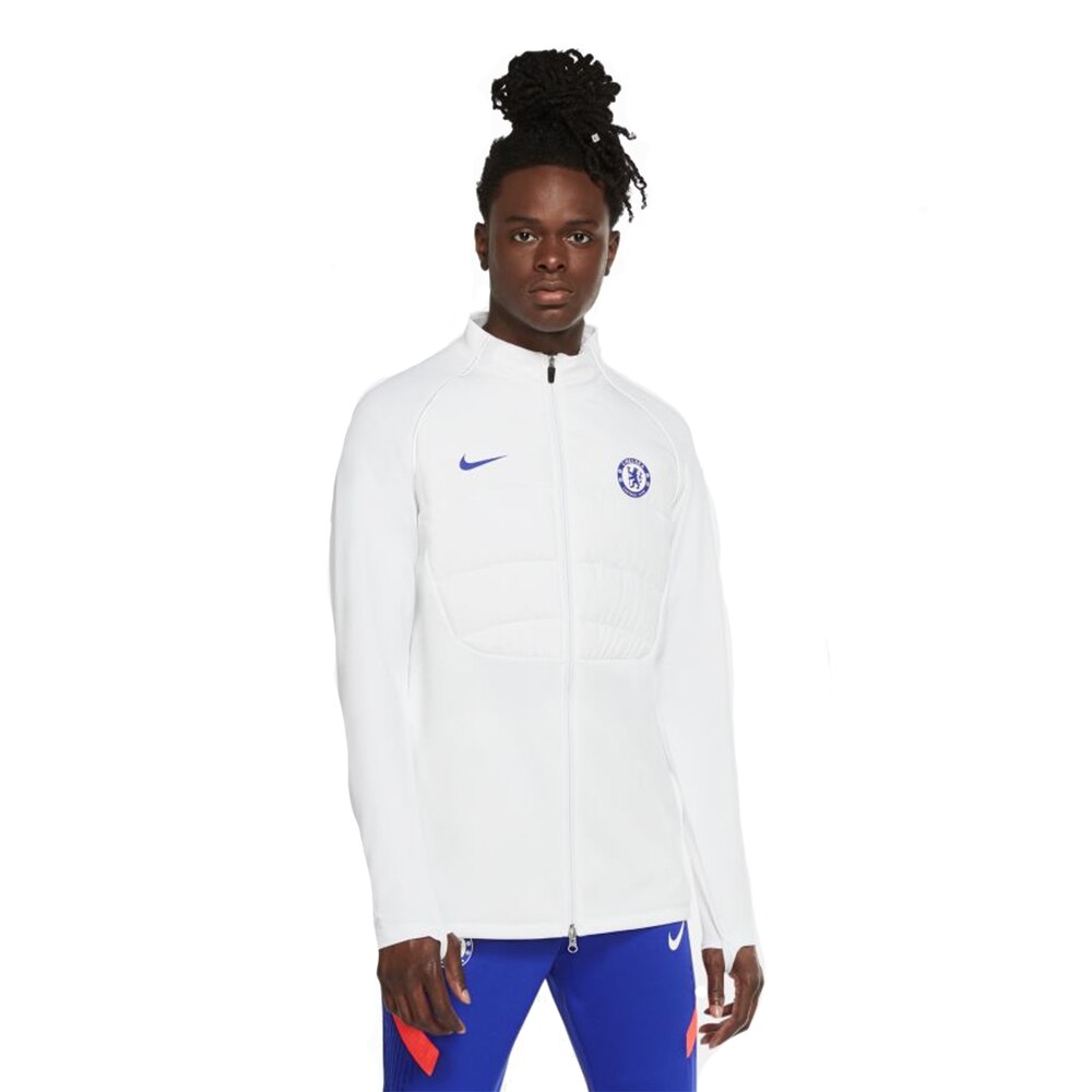 Nike Chelsea FC Therma Padded Strike Fotballjakke 20/21 Hvit