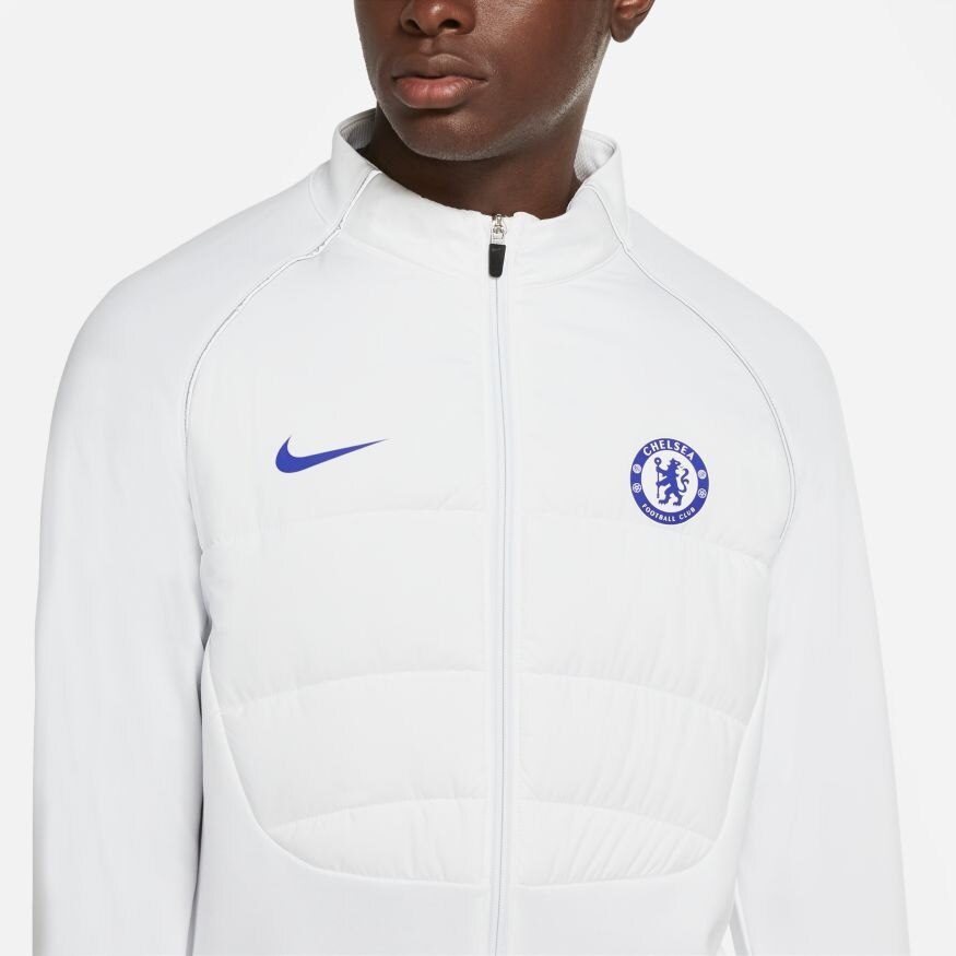 Nike Chelsea FC Therma Padded Strike Fotballjakke 20/21 Hvit