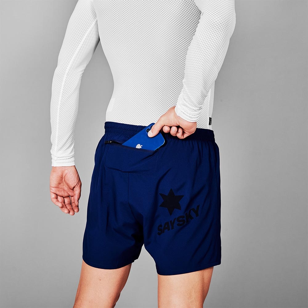 Saysky Pace 5'' Løpeshorts Herre Marine