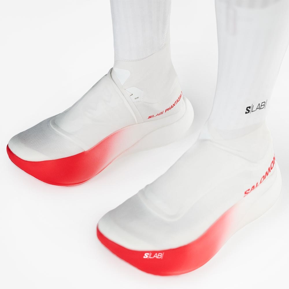 Salomon S/LAB Phantasm 3 Joggesko Hvit/Rød