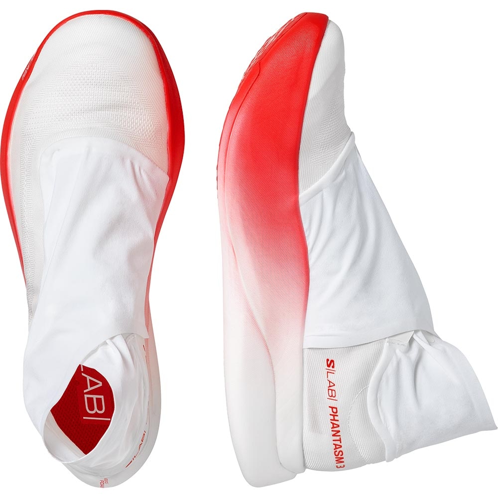 Salomon S/LAB Phantasm 3 Joggesko Hvit/Rød
