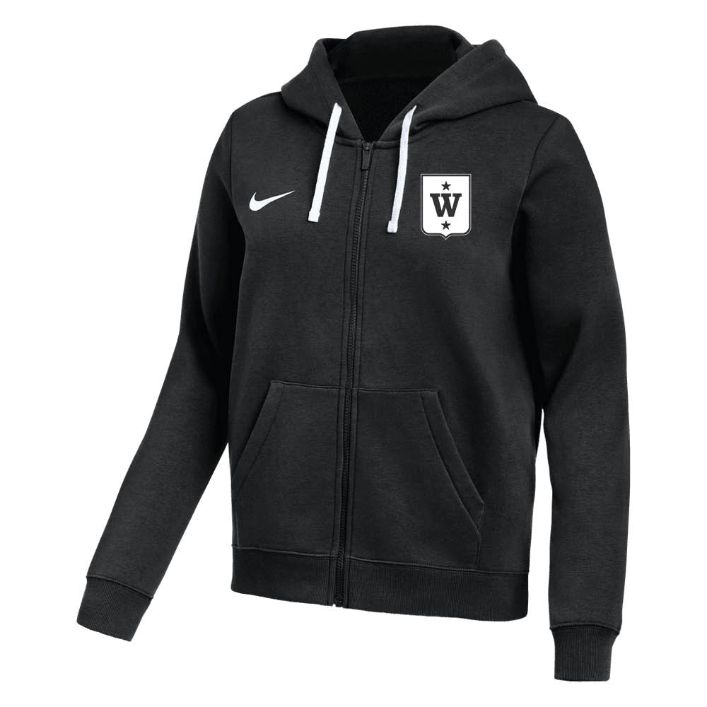 Nike WANG Toppidrett Full-Zip Hettegenser Dame Sort