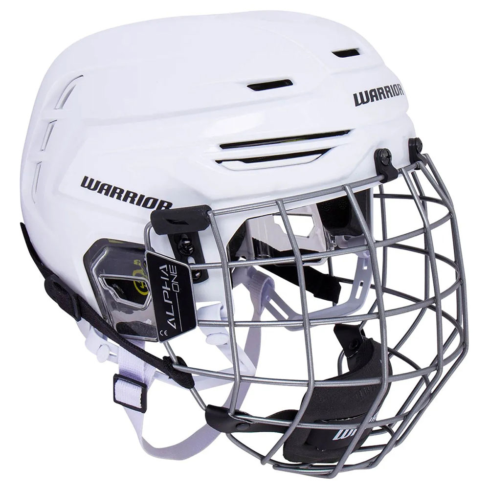 Warrior Alpha One Barn Combo Hockeyhjelm Hvit