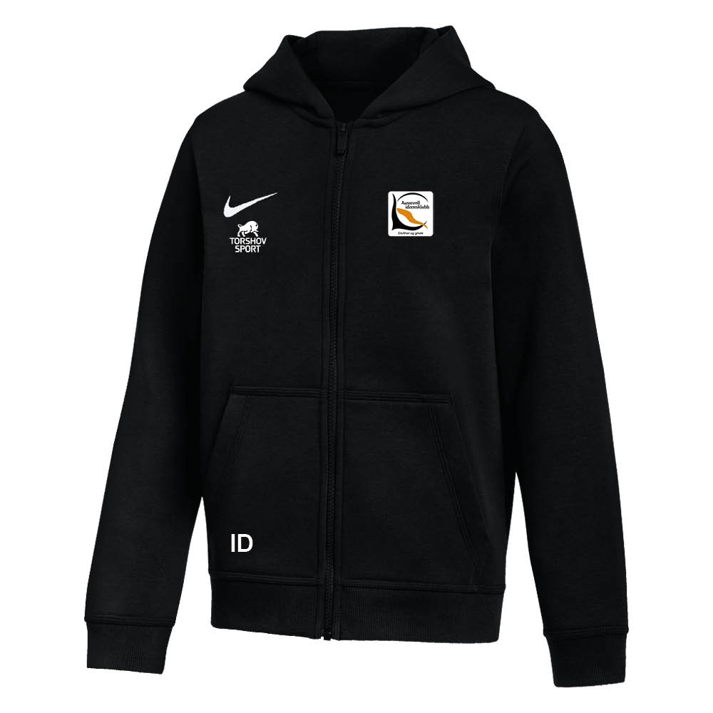 Nike Austevoll IK Full-Zip Hettegenser Barn Sort