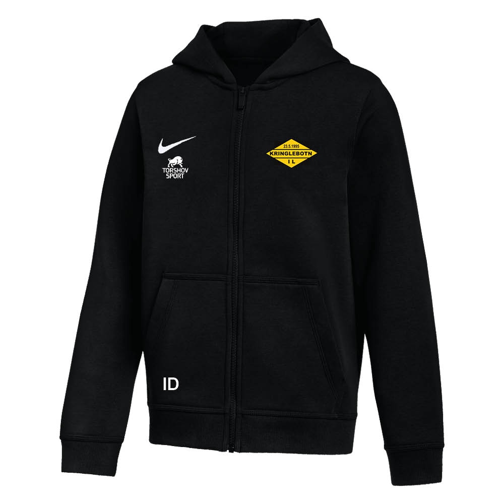 Nike Kringlebotn IL Full-Zip Hettegenser Barn Sort