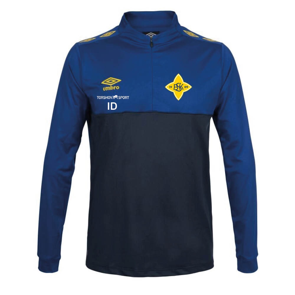 Umbro Bækkelagets Sportsklub 1/4 Zip Treningsgenser Blå/Gul