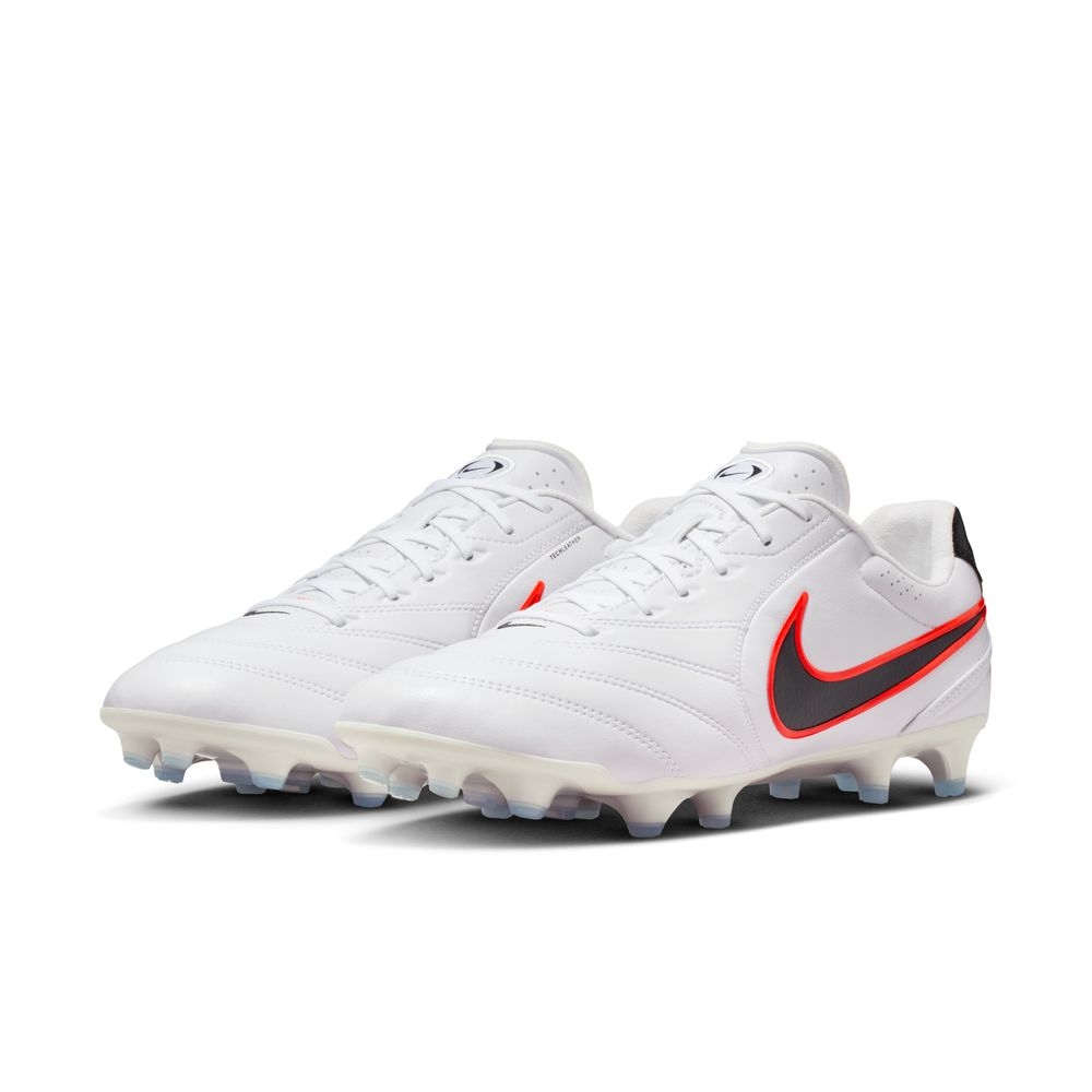 Nike Tiempo Ligera Pro FG Fotballsko Hvit/Sort/Rød