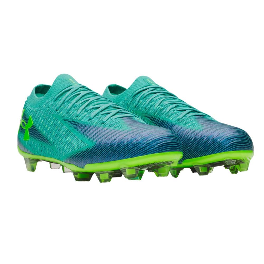 Under Armour Shadow Elite 3 FG Fotballsko Grønn/Turkis