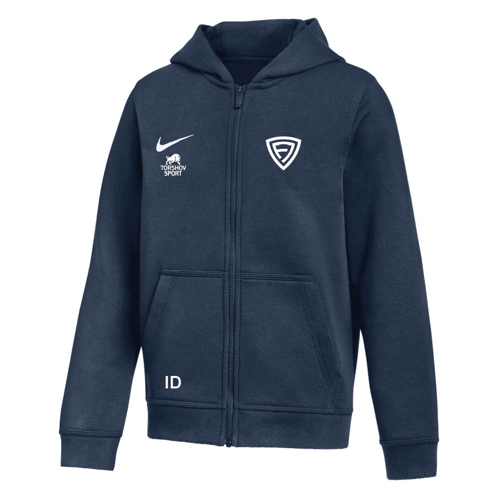 Nike Askøy Fotball Full-Zip Hettegenser Barn Marine