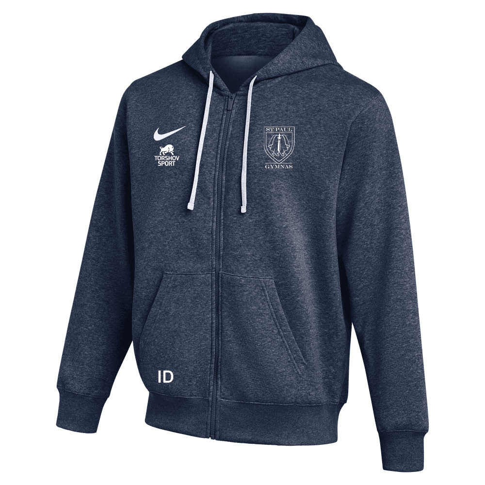 Nike St. Paul Gymnas Full-Zip Hettegenser Marine
