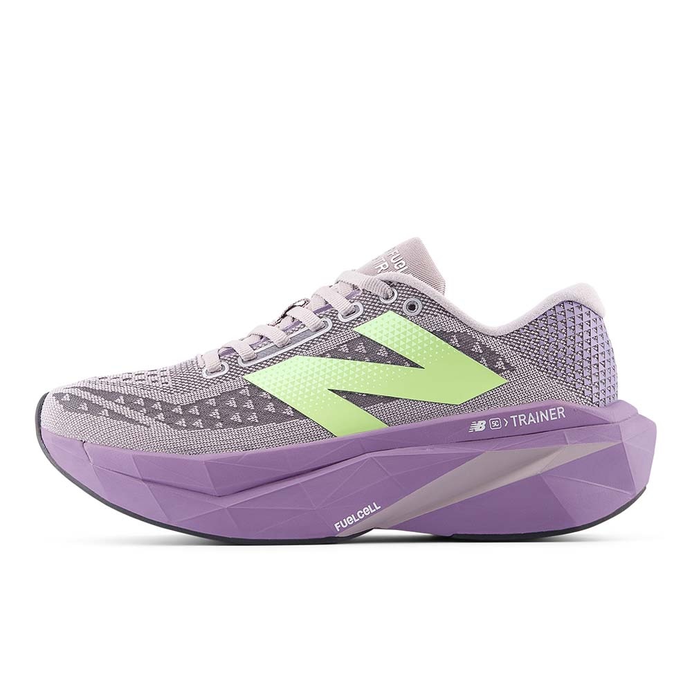New Balance FuelCell SuperComp Trainer V3 Joggesko Dame Lilla/Grønn