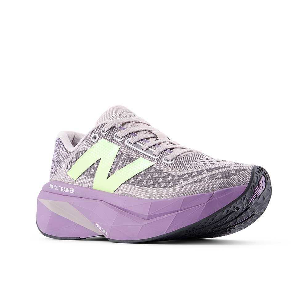 New Balance FuelCell SuperComp Trainer V3 Joggesko Dame Lilla/Grønn