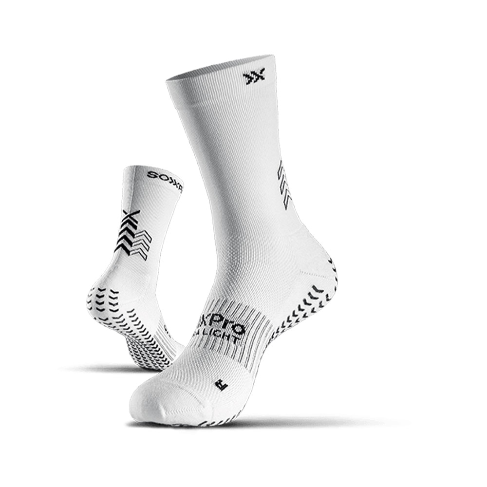 SOXpro Ultra Light Grip Fotballstrømper Hvit