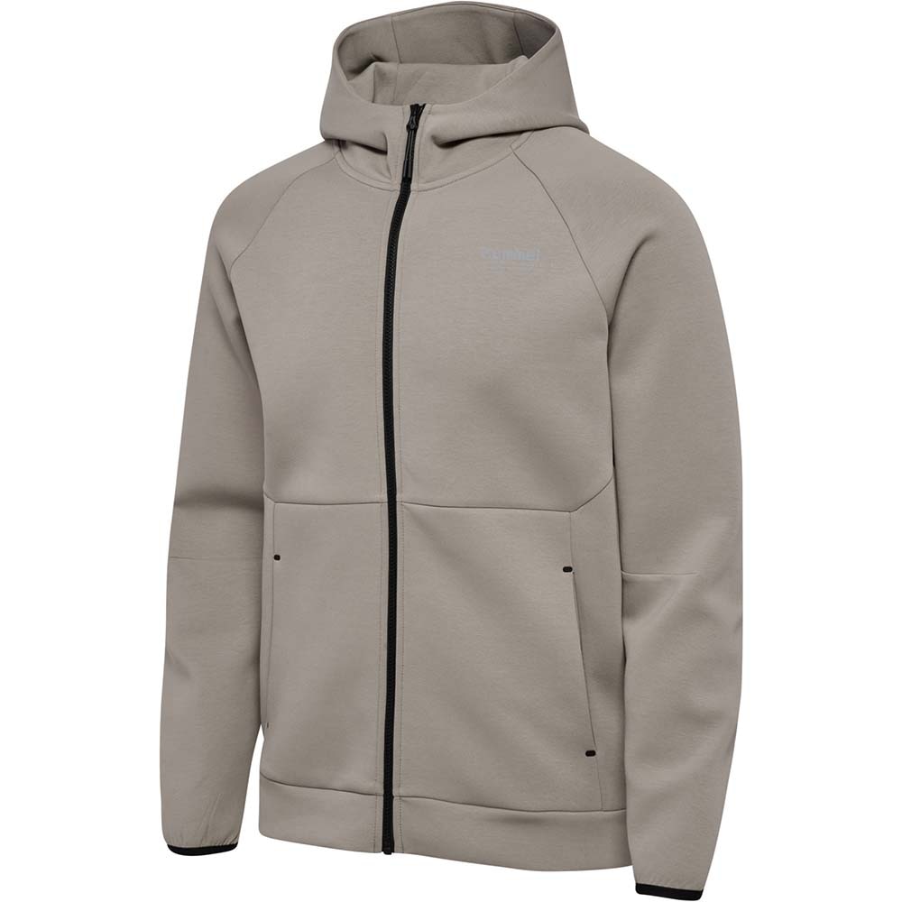 Hummel Hmltech Fleece Zip Hettegenser Grønn/Beige