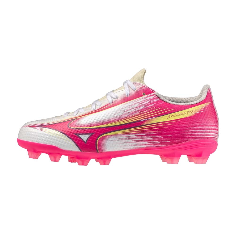 Mizuno Alpha III Select AG Fotballsko Barn Blazing Flair