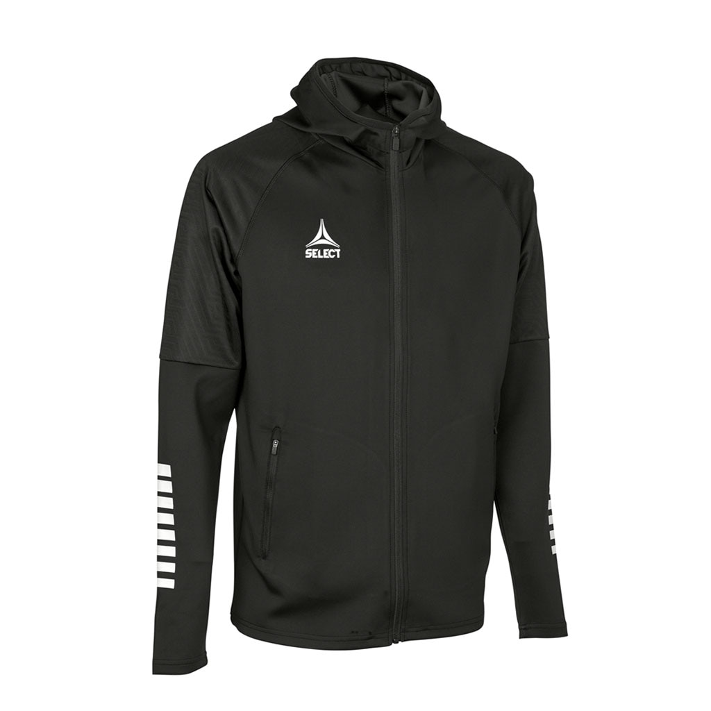 Select Bravo Handballklubb Zip Hoodie Hettegenser Barn Sort